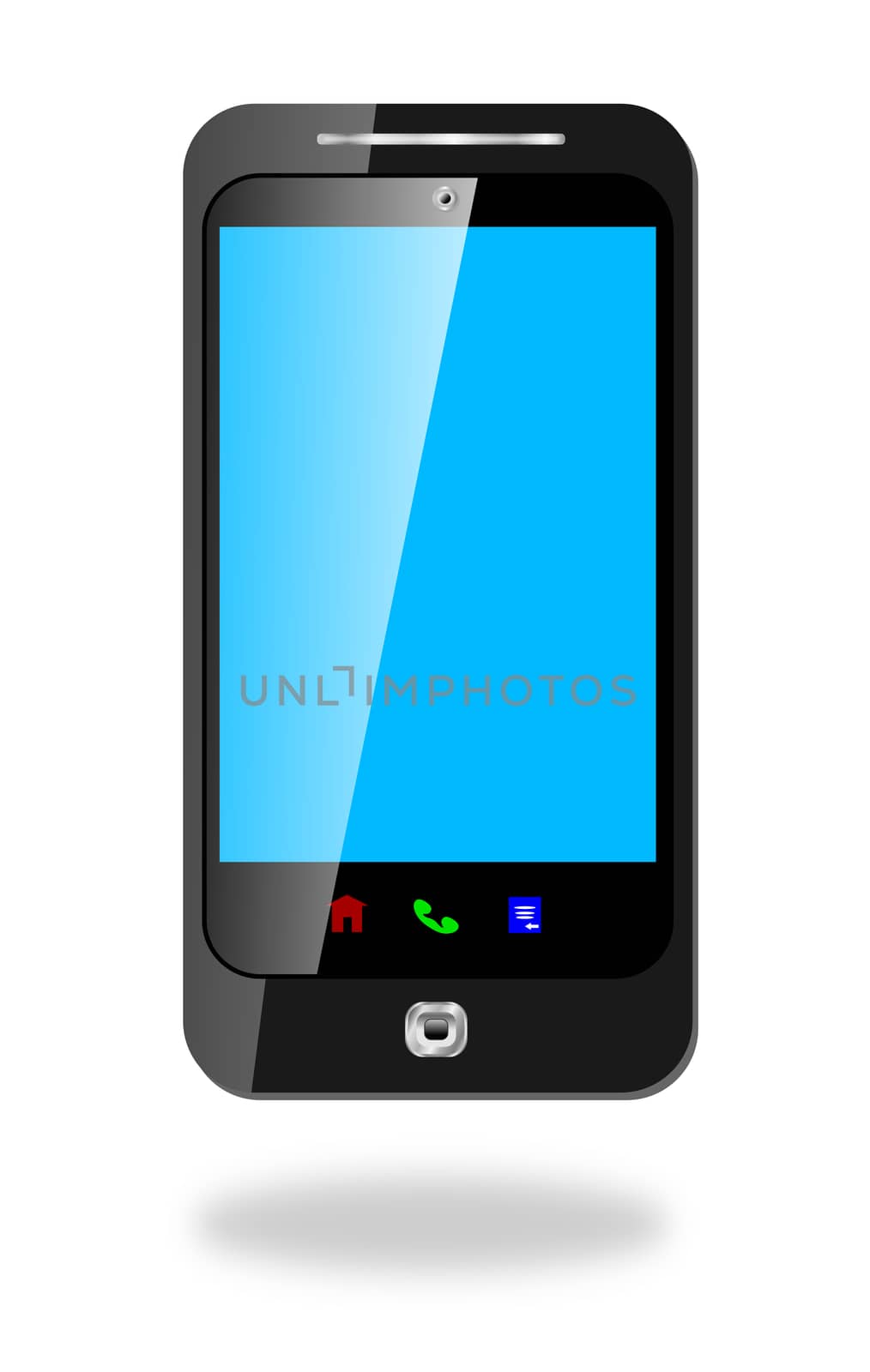 Touch Screen Smart Cell Phone by RichieThakur