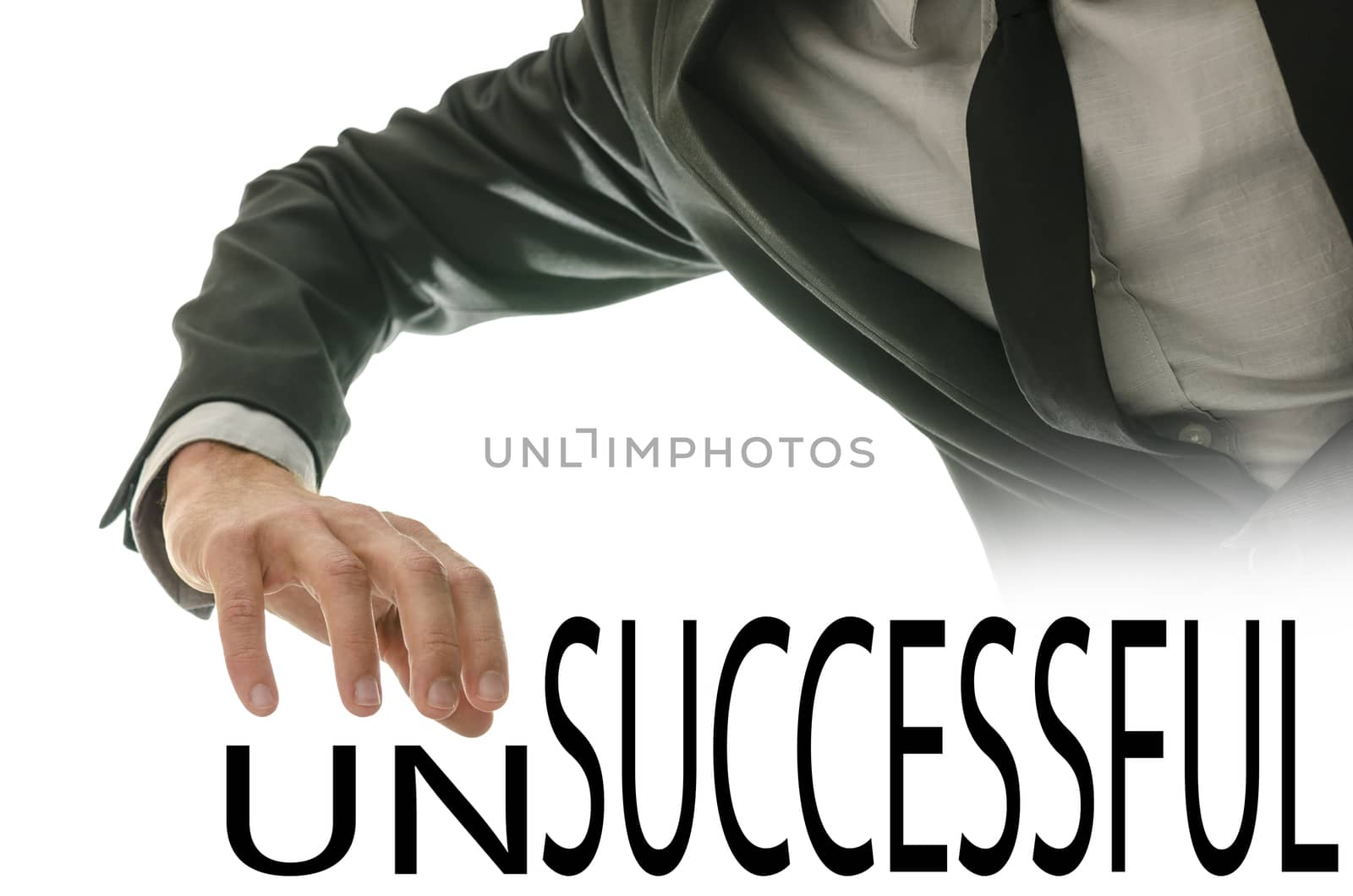 Changing word Unsuccessful into Successful by pushing away letters UN.