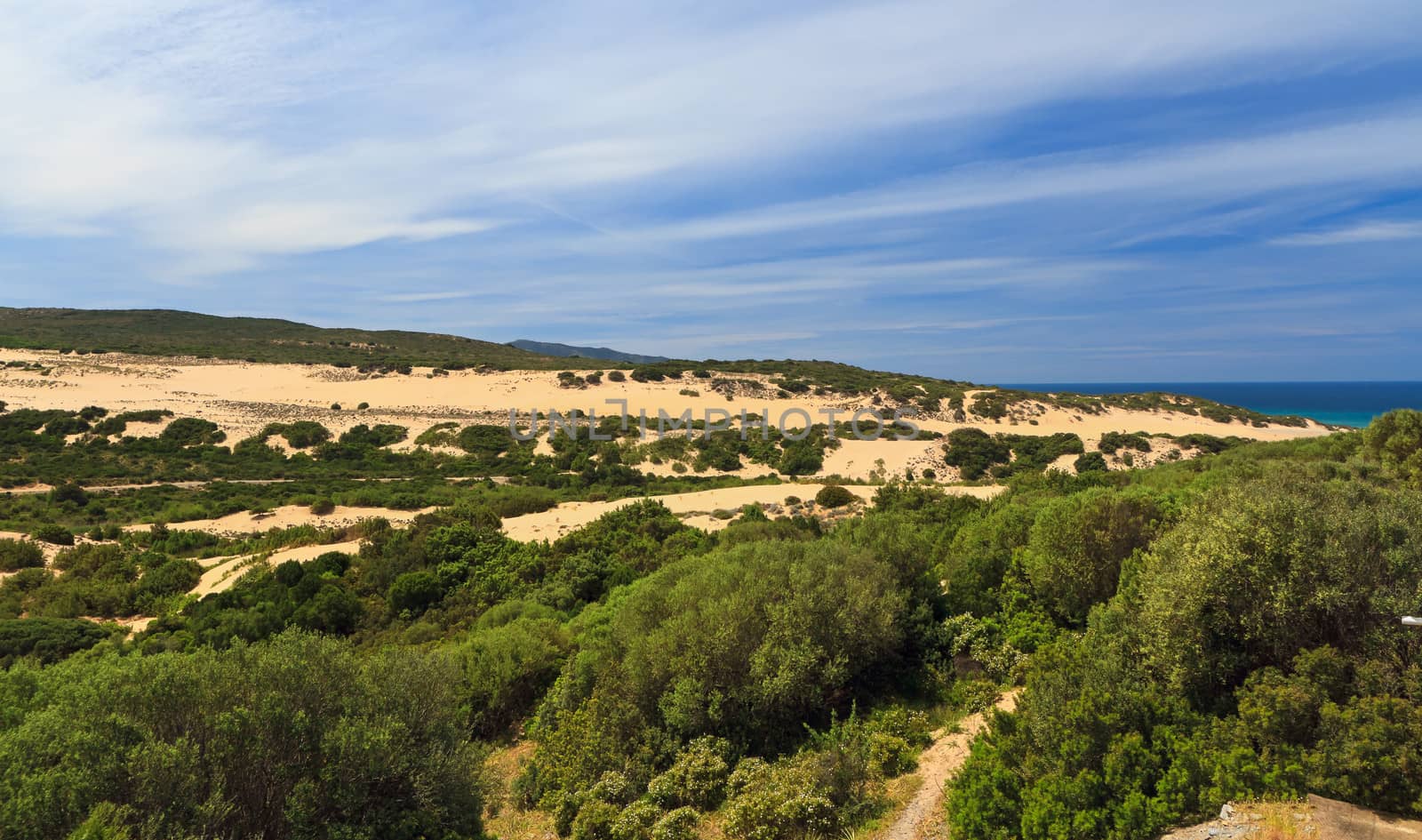 Piscinas dune in Costa Verde, southwest Sardinia, Italy