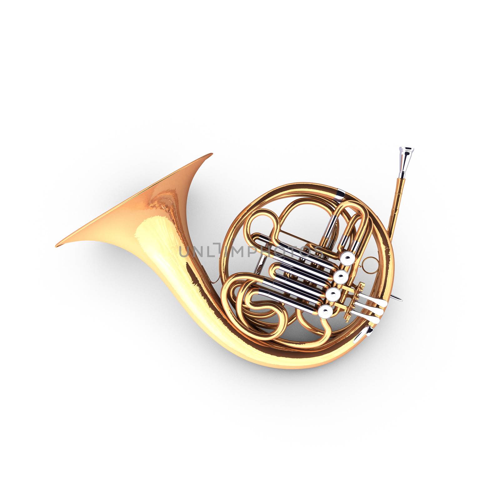 3D french horn (cor) by ytjo