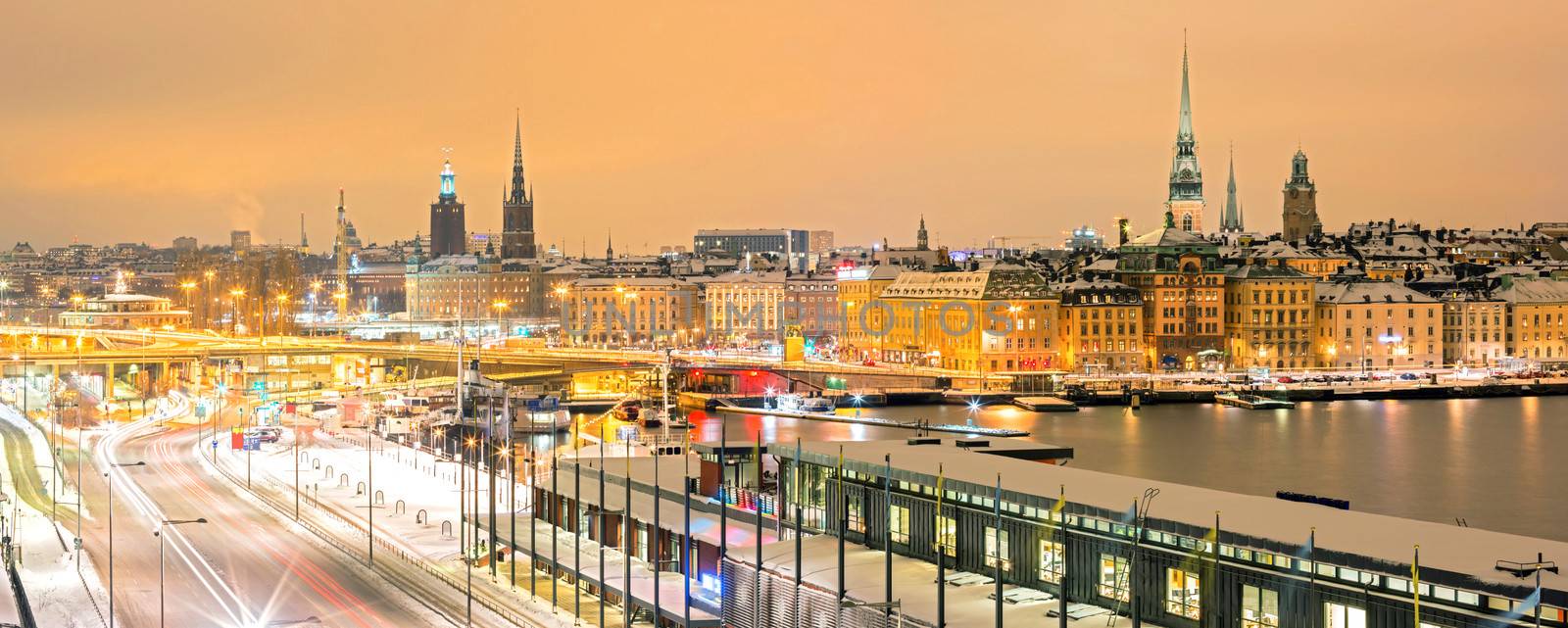 Stockholm Cityscape panorama by vichie81