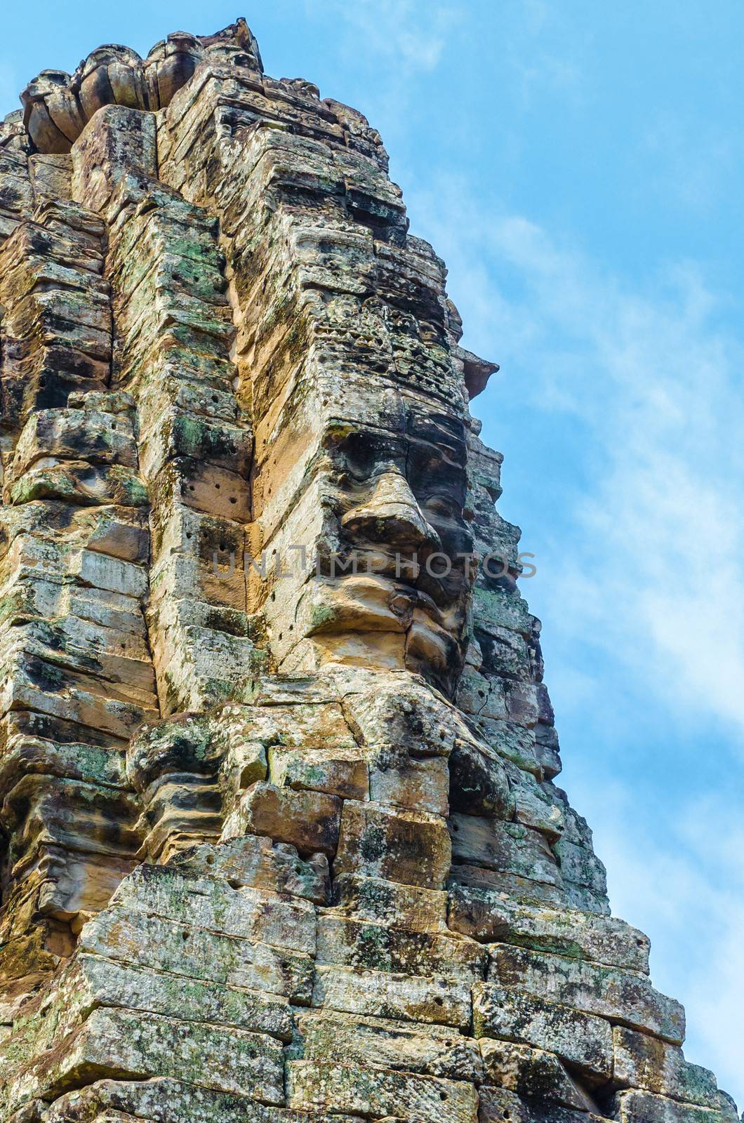 Faces of Bayon tample. Ankor wat. Cambodia.