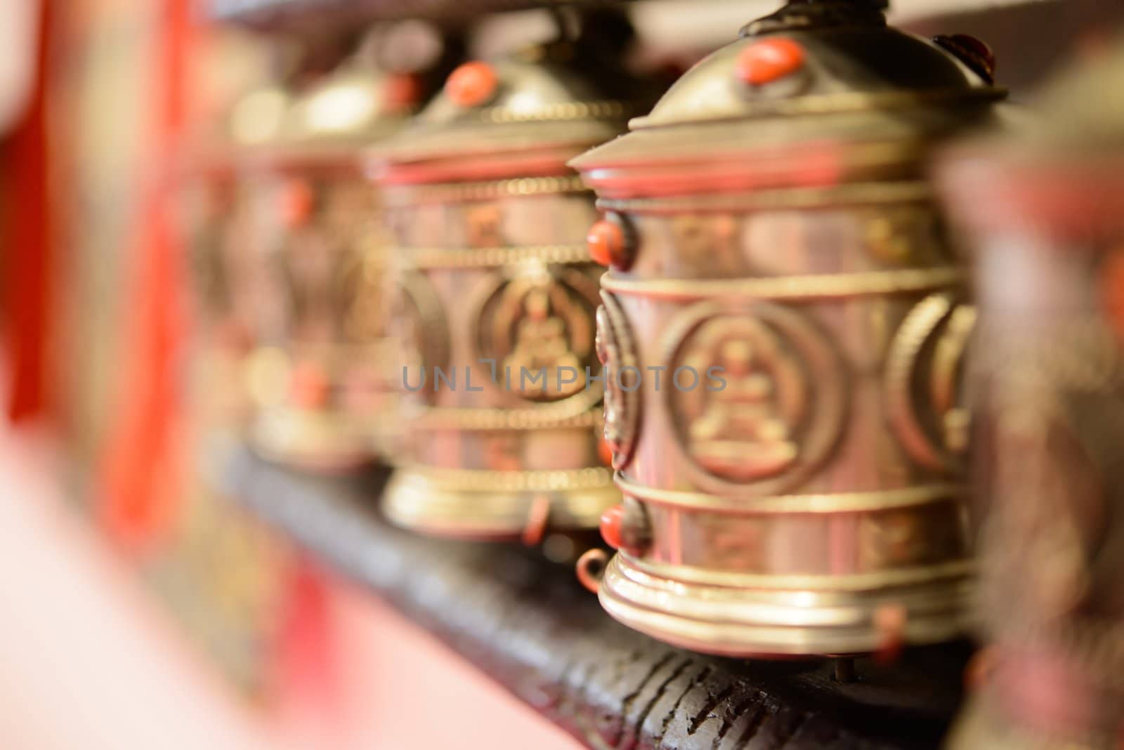 tibetan prayer wheel by mizio1970