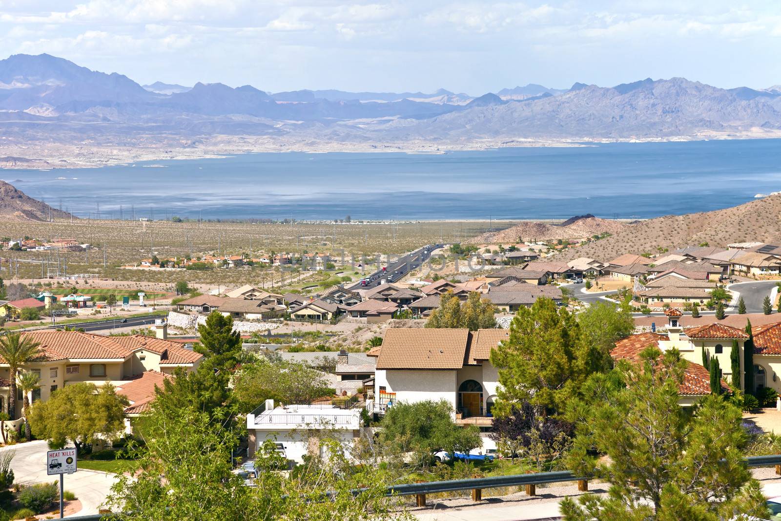 Lake Meade and Boulder city suburb NV. by Rigucci