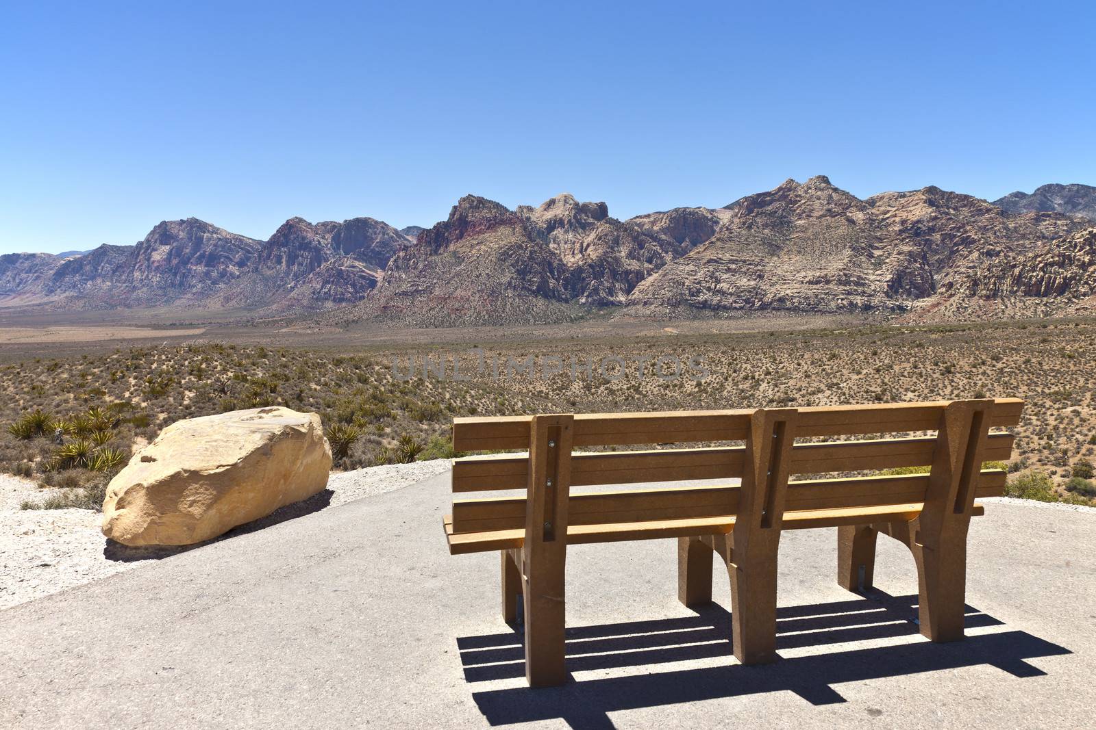 Red Rock Canyon landscape near Las Vegas Nevada.