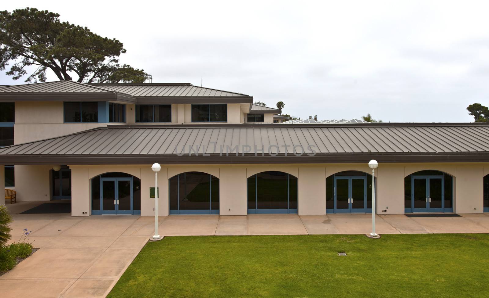 Architecture and park Point Loma Nazarene University california.