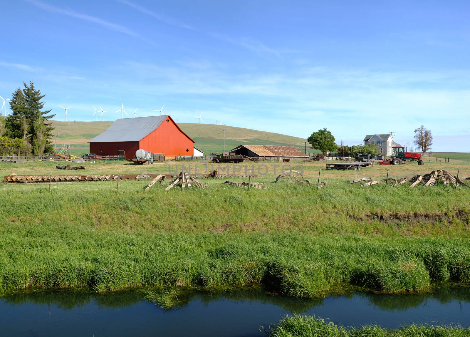 The country farm Eastern Washington state. by Rigucci