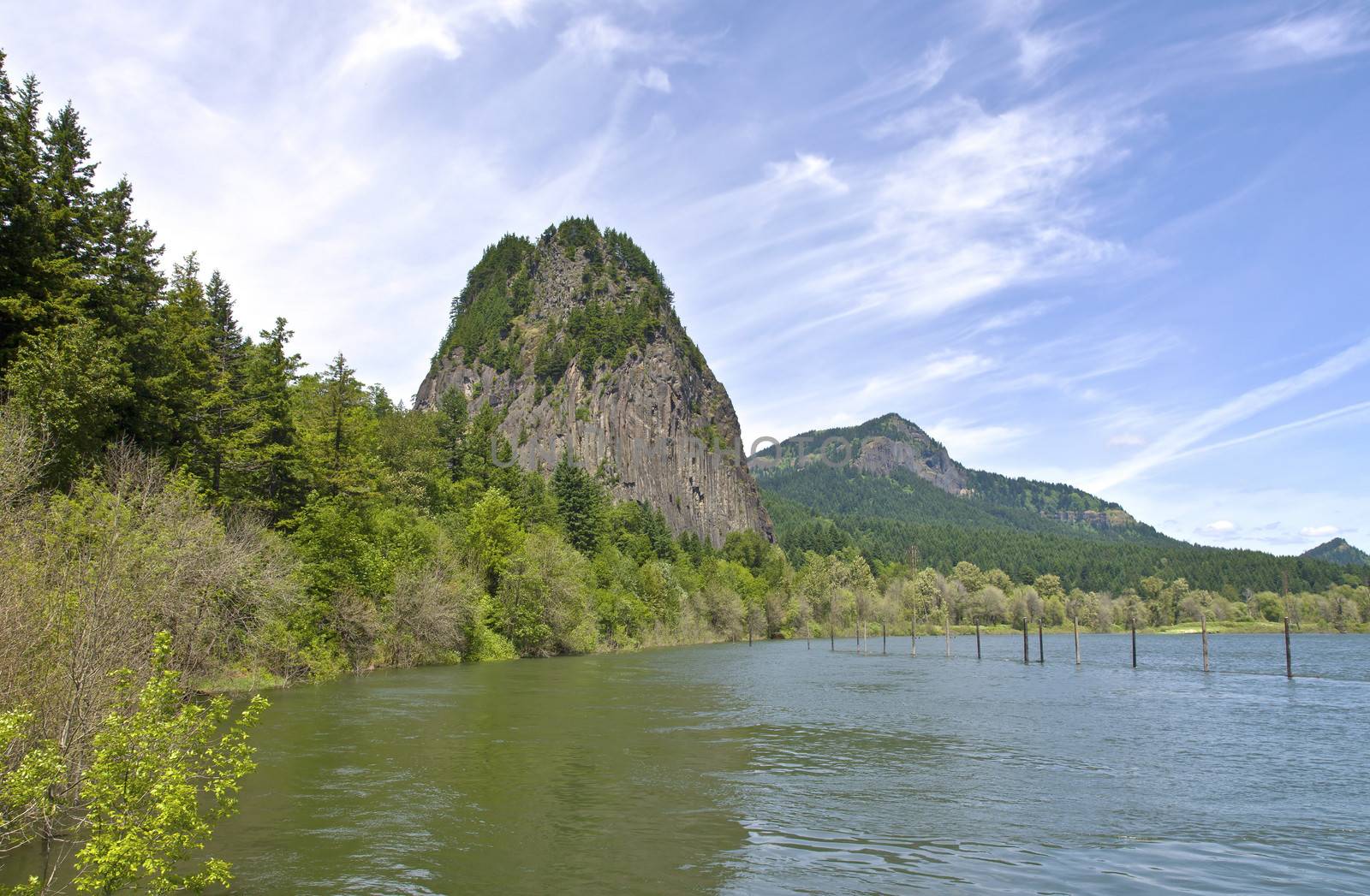 Beacon Rock Columbia River Gorge WA. by Rigucci