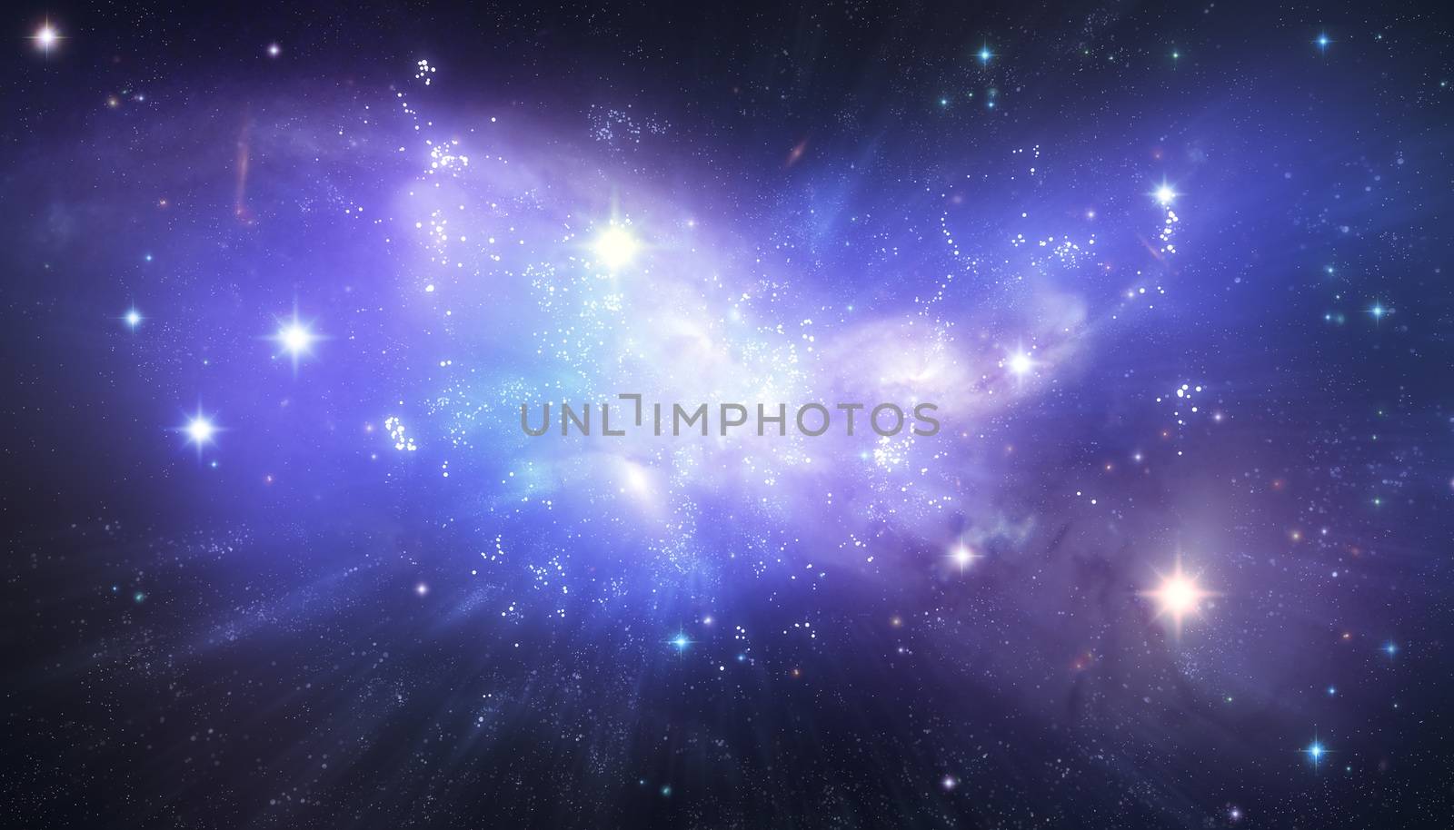 Beautiful galaxy background by 123dartist