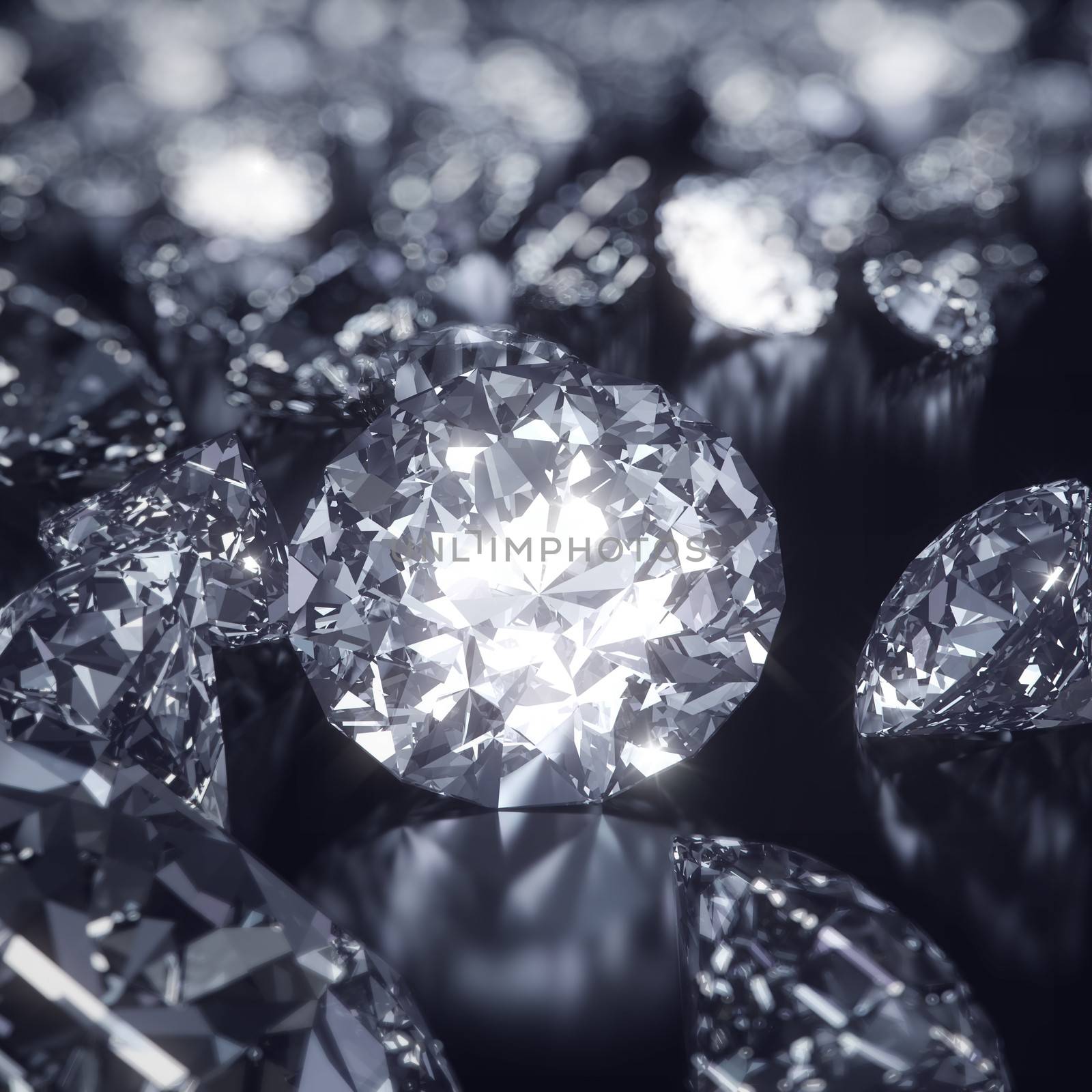 Shiny Diamonds background by 123dartist