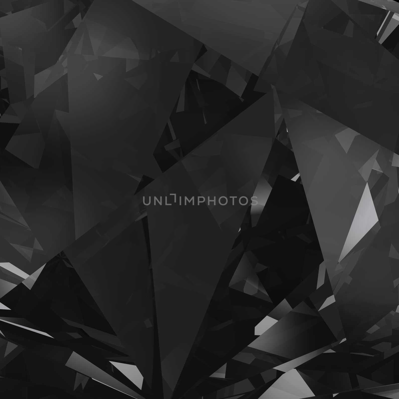 Black crystal facet background by 123dartist