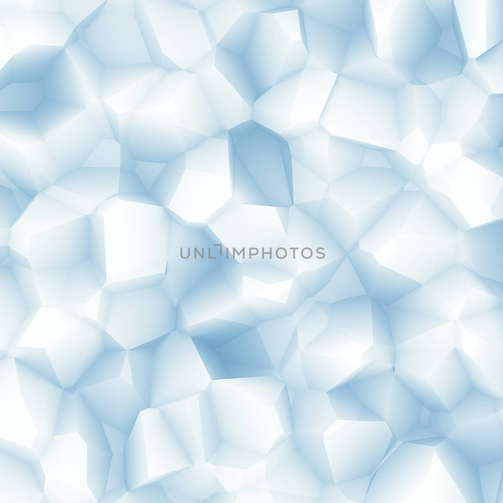 Abstract white blue facet background by 123dartist