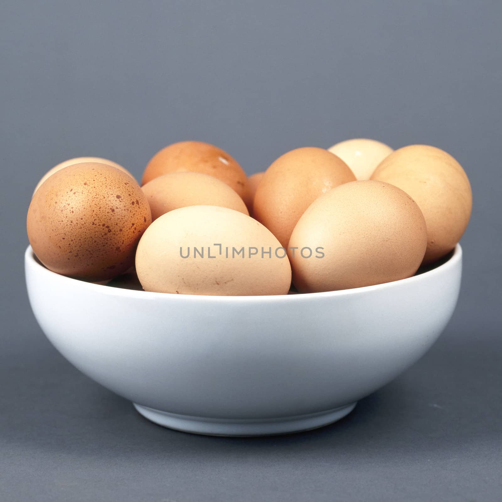 Bowl of Brown Eggs by Whiteboxmedia