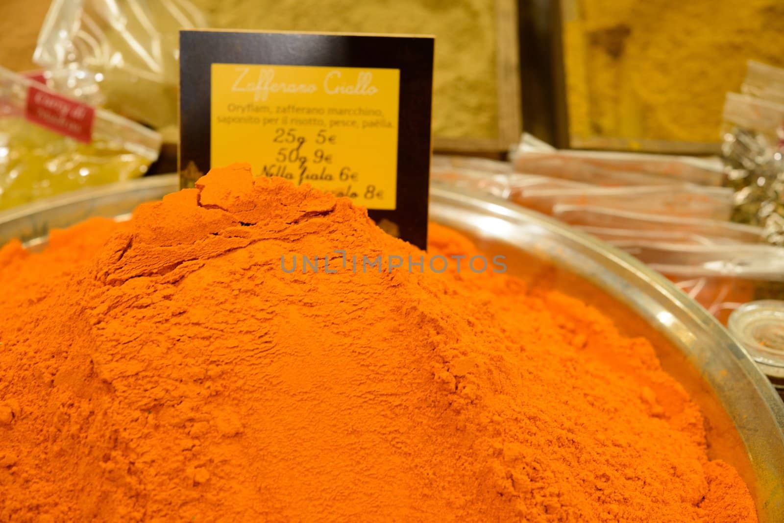 Some Curry Powder Spice Mix Surface Texture