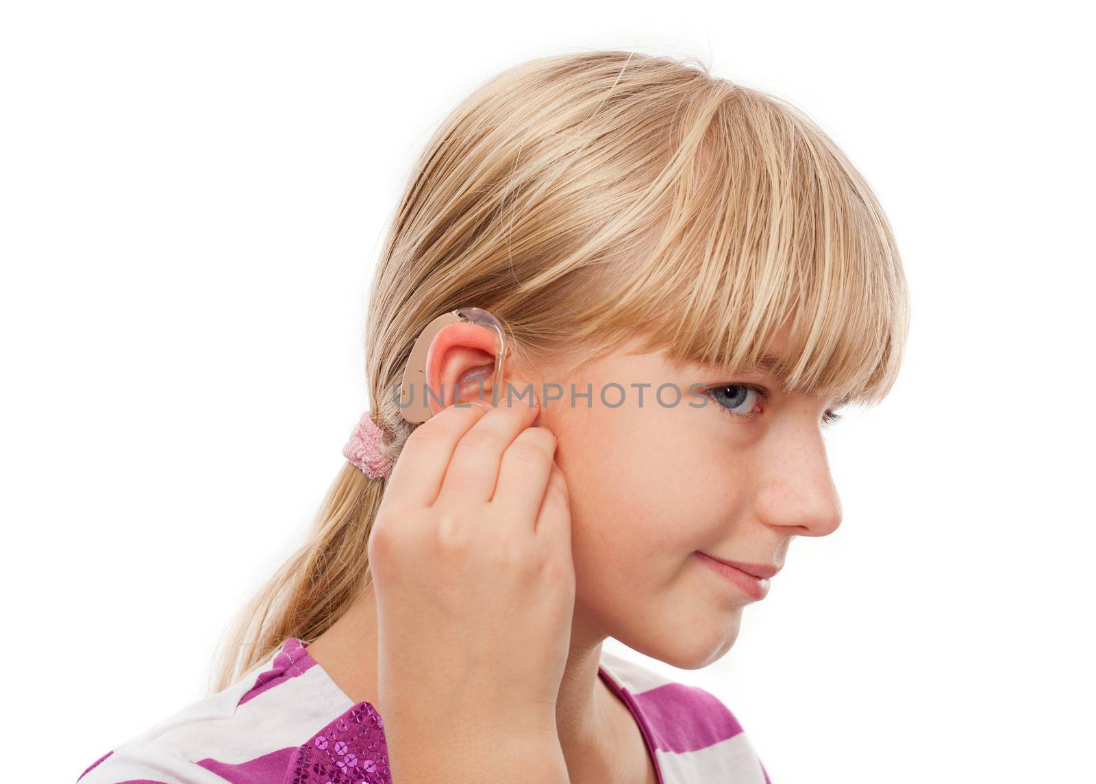 Hearing Aid and a girl by bandika