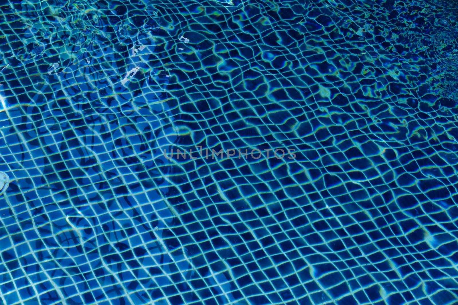 Water reflection in swimming pool