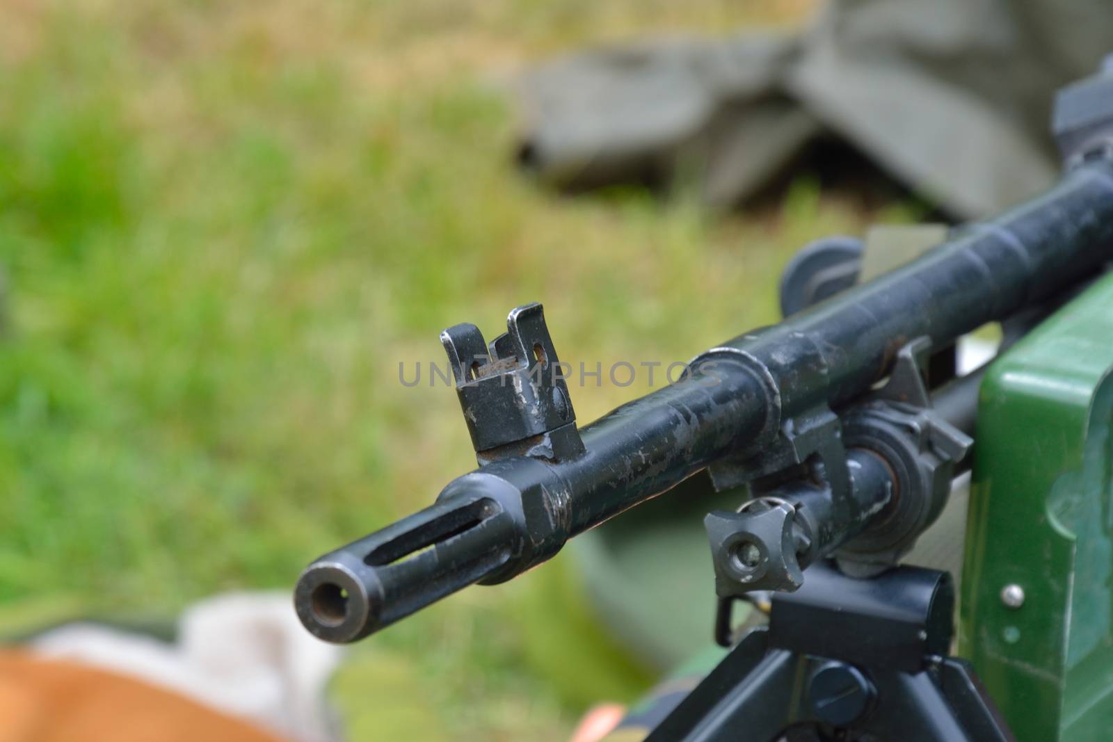 Machine gun detail