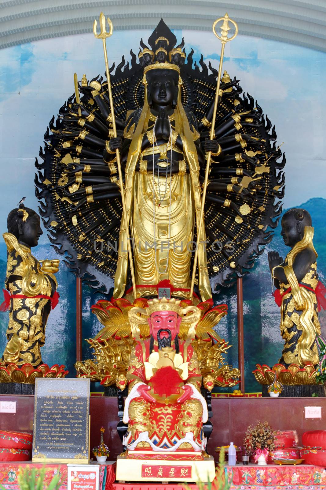 Guan Yin or Quan Yin Statue with 1000 hands