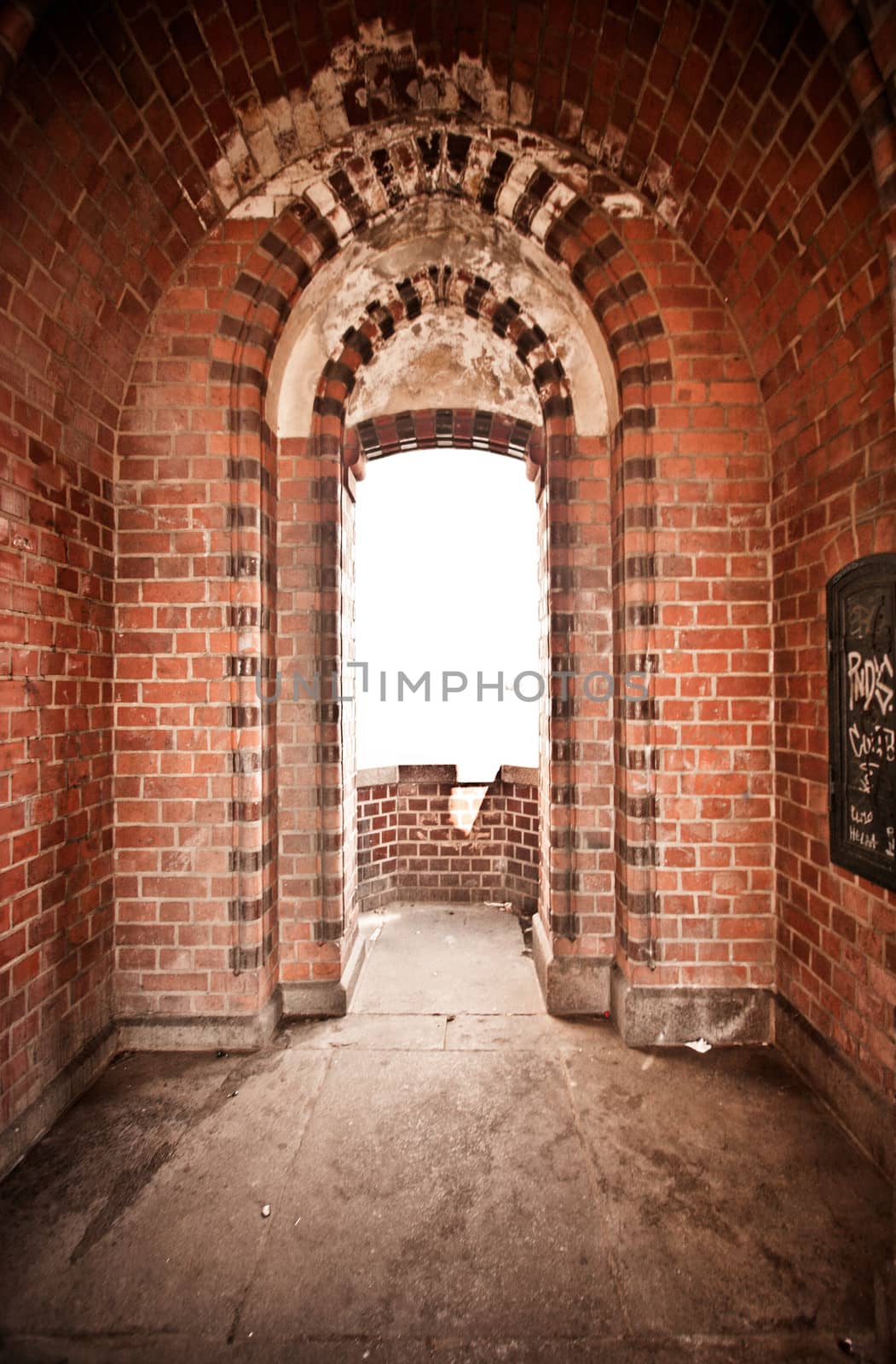 Image of a classic doorway in some ancient building in Berlin, Germany.