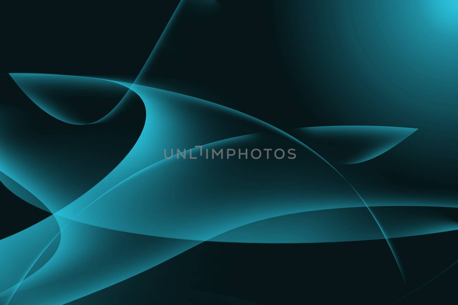 abstract curve, blue green background