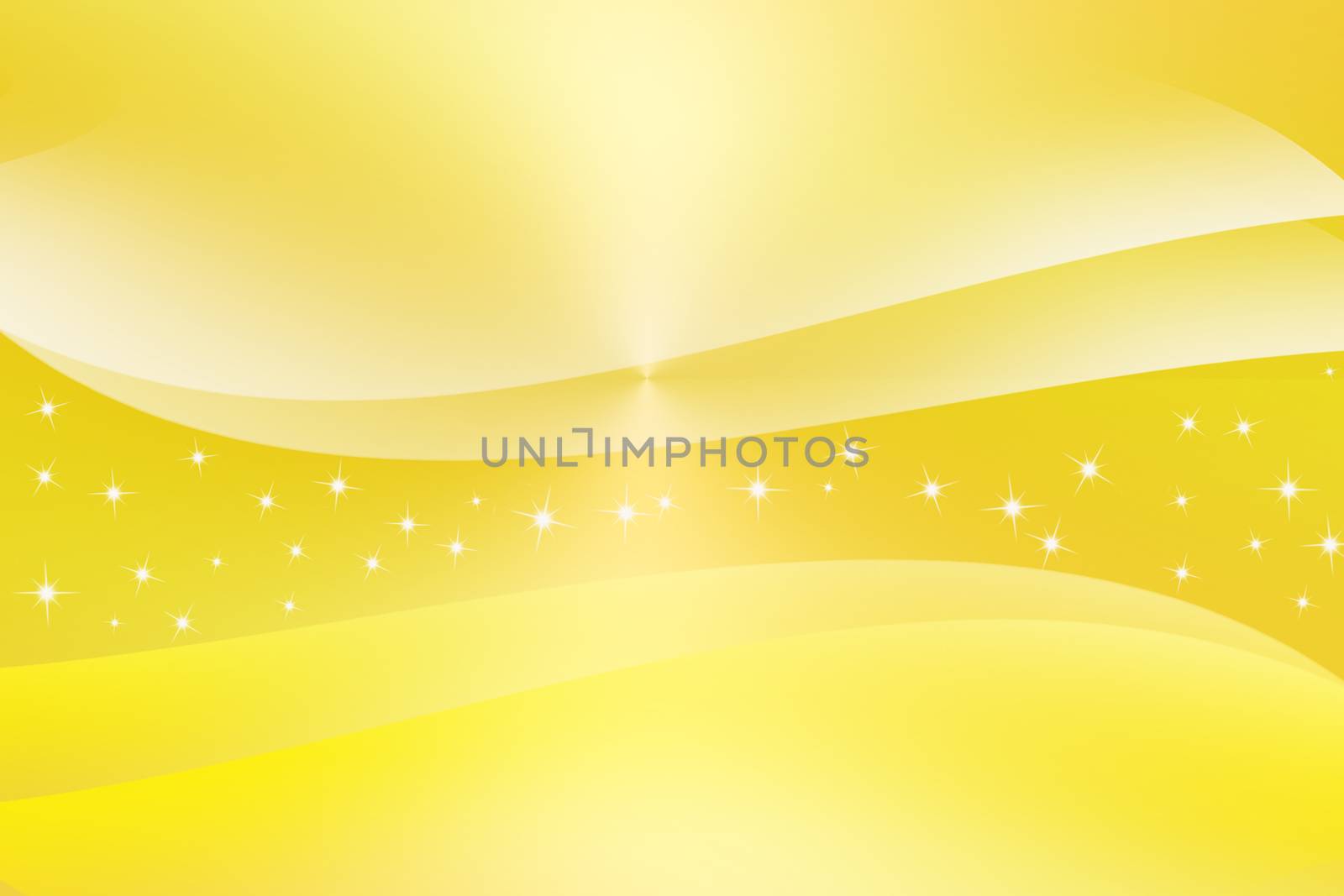 abstract curve and glow with yellow background