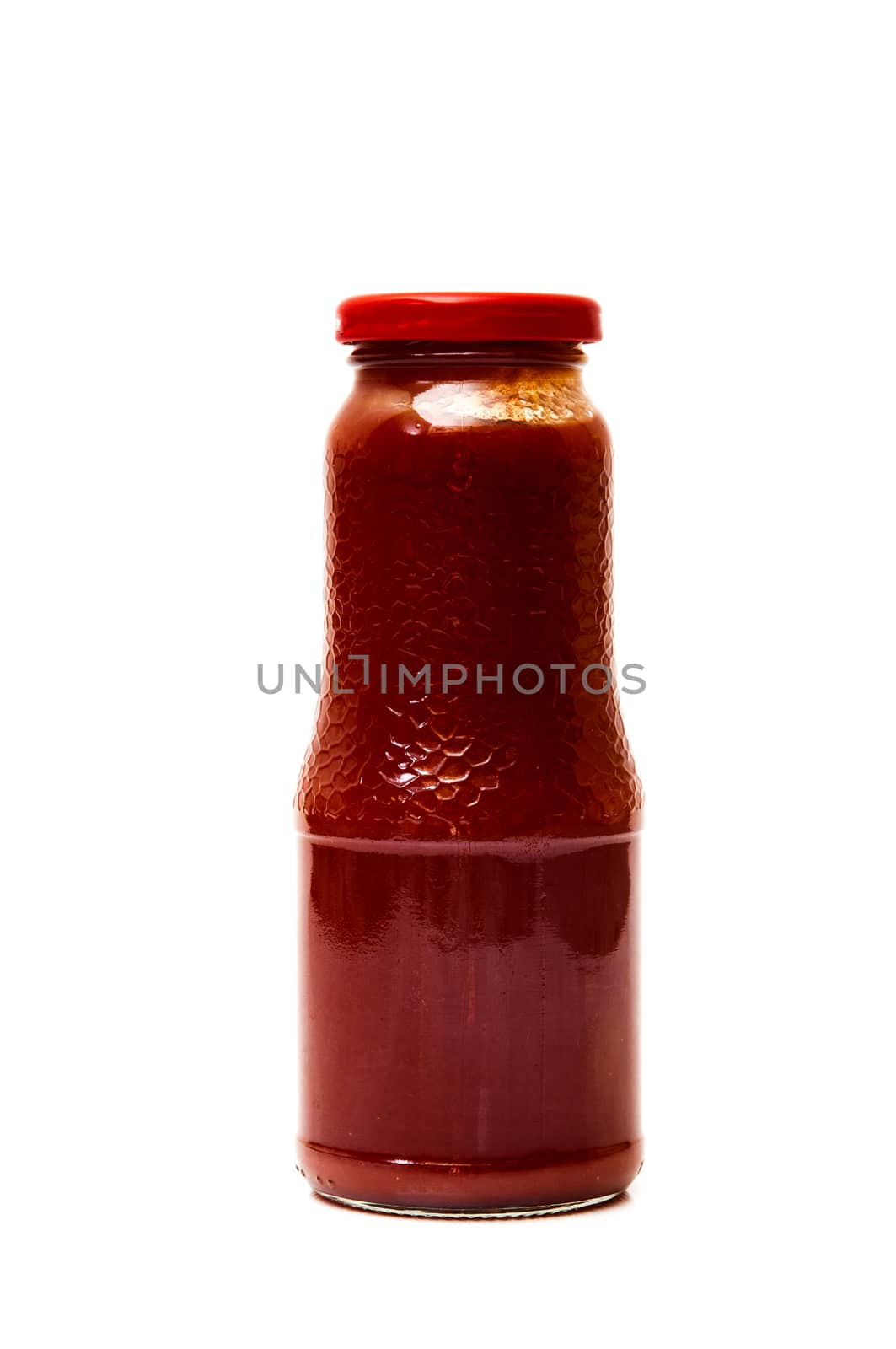 can of tomato on a white background