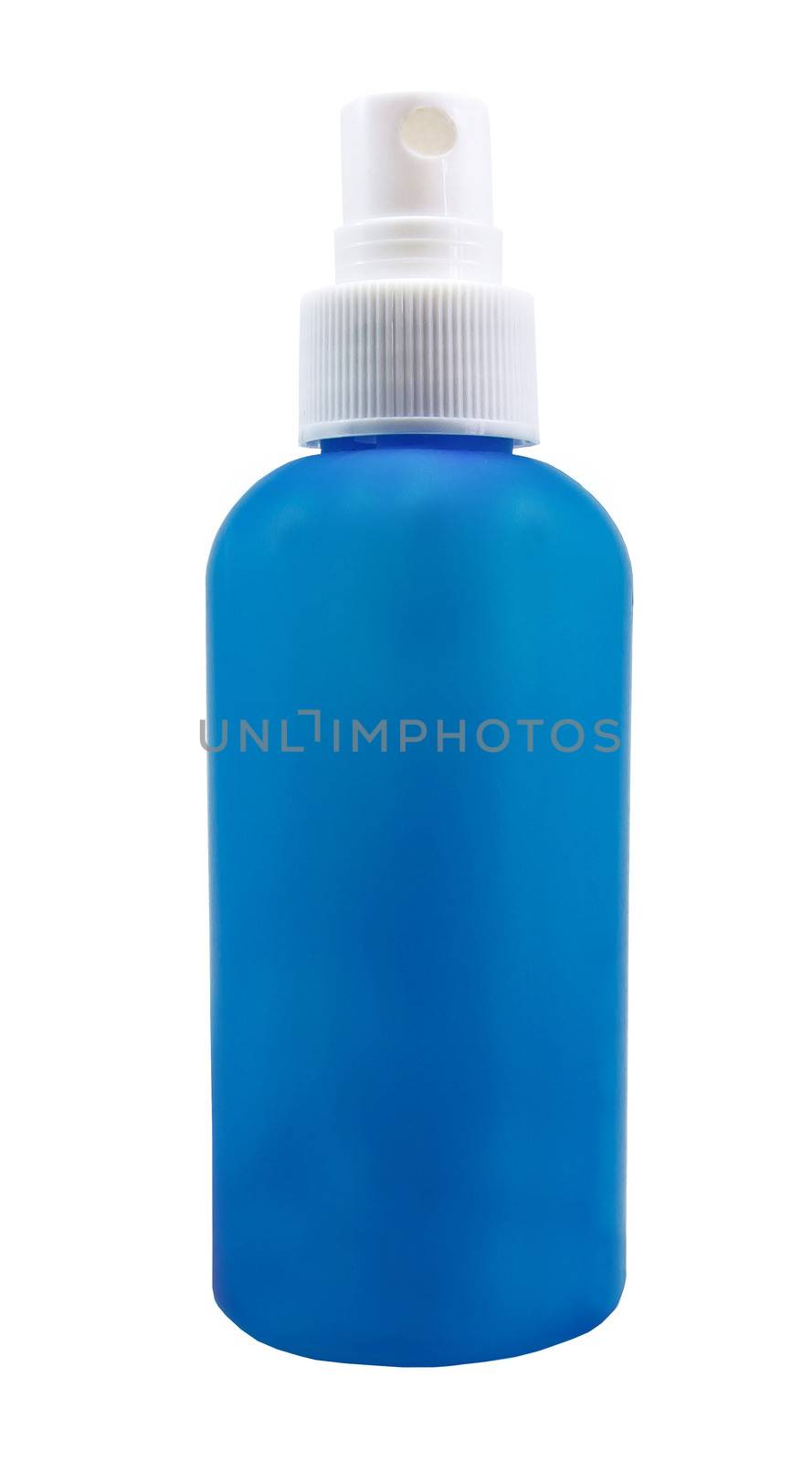 Plastic Clean White Bottle With blue  Dispenser by sutipp11