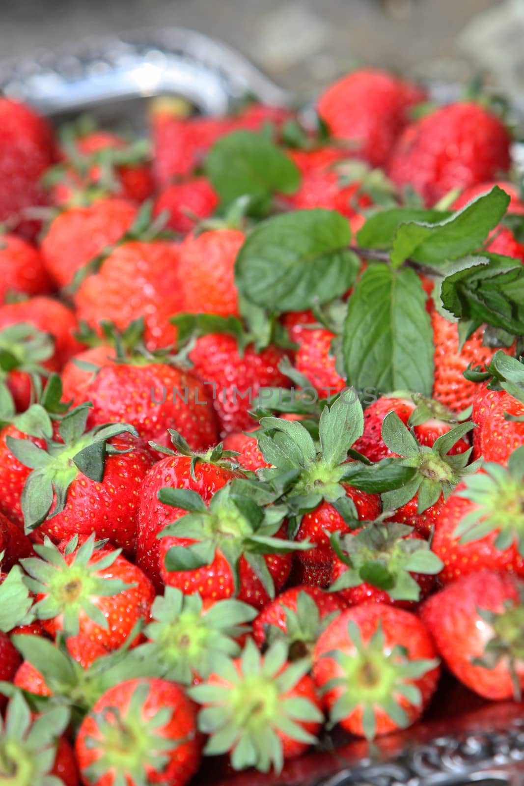 Close-up of strawberries by Farina6000