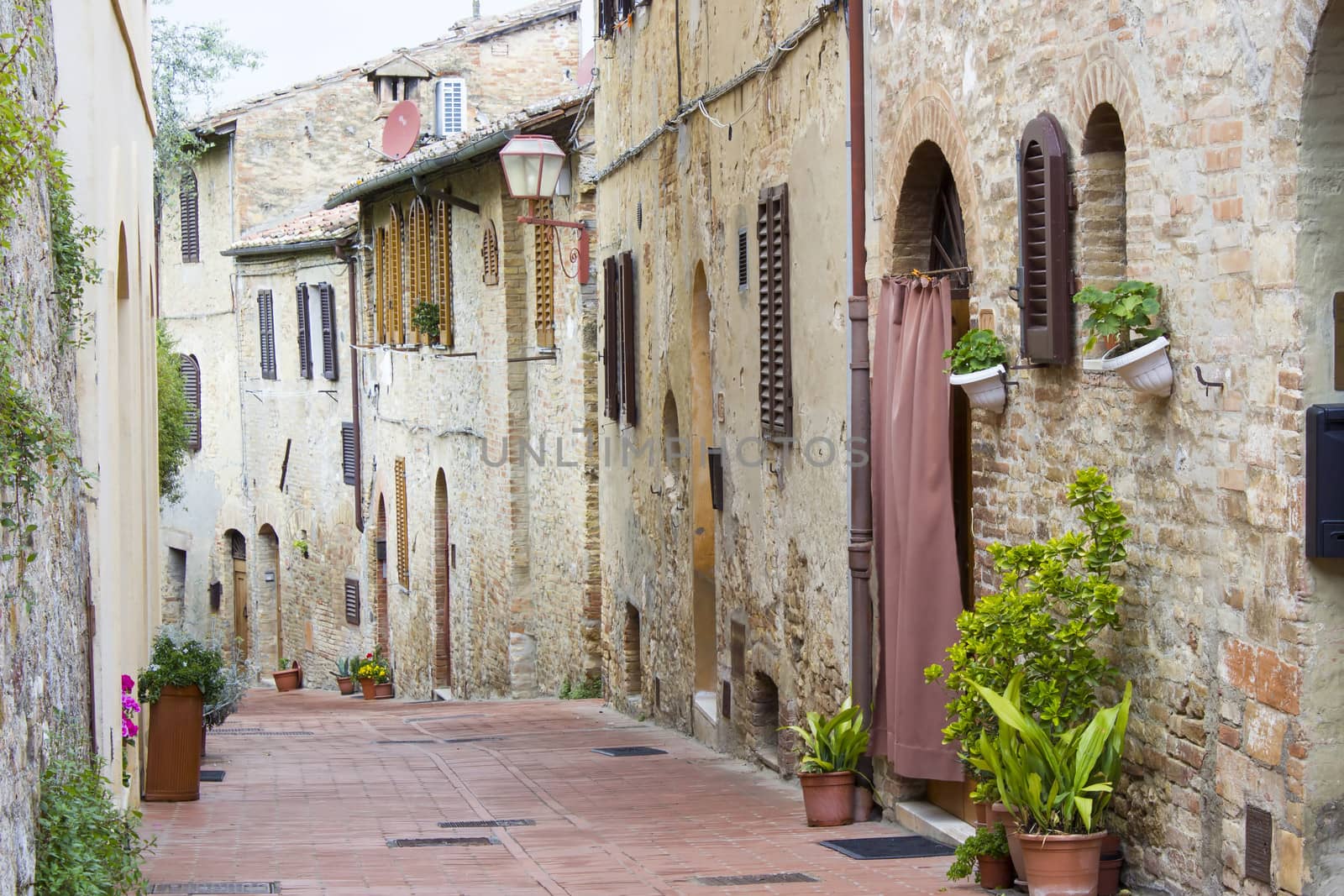 San Gimignano - small walled medieval hill town in the province of Siena, Tuscany, Italy