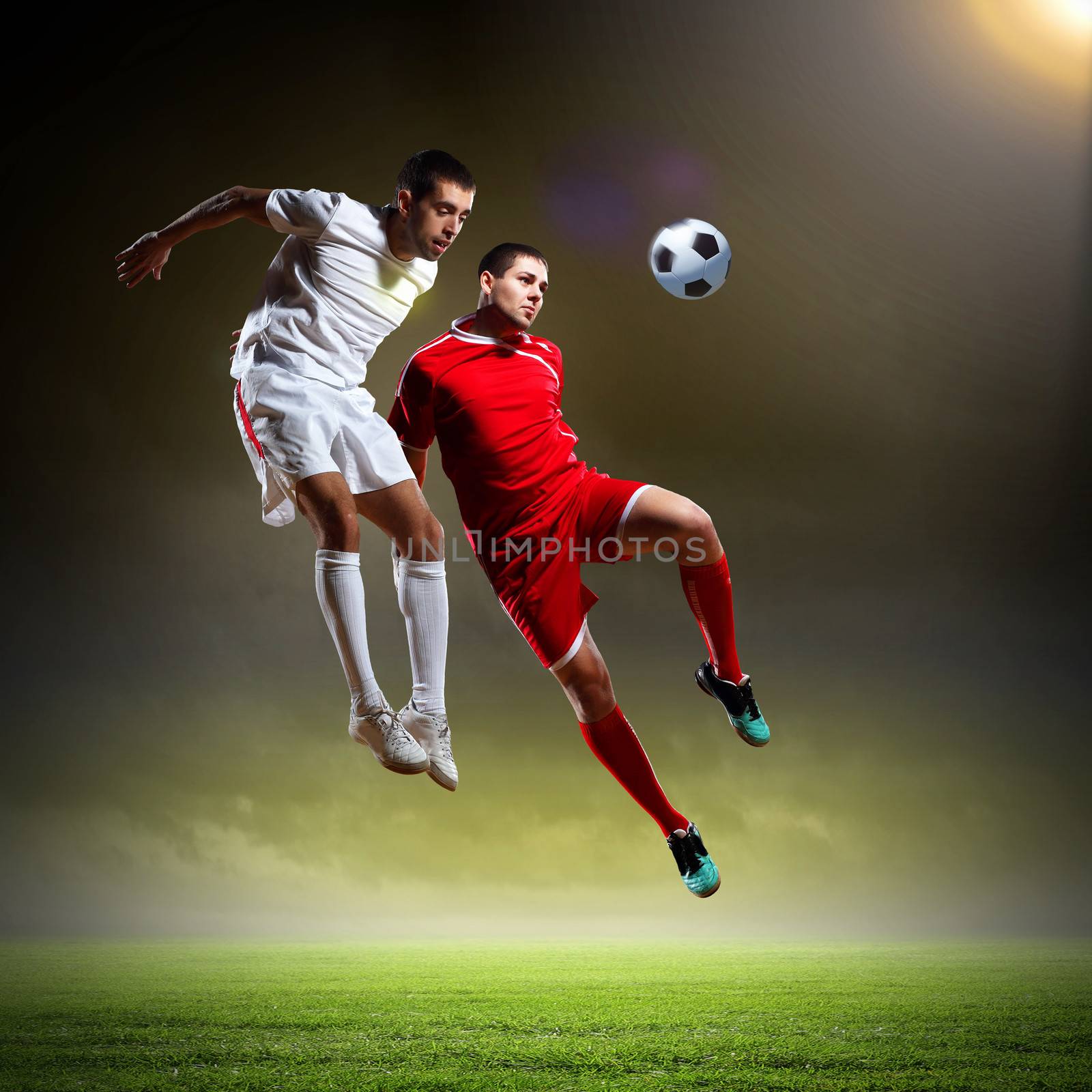Two football player by sergey_nivens