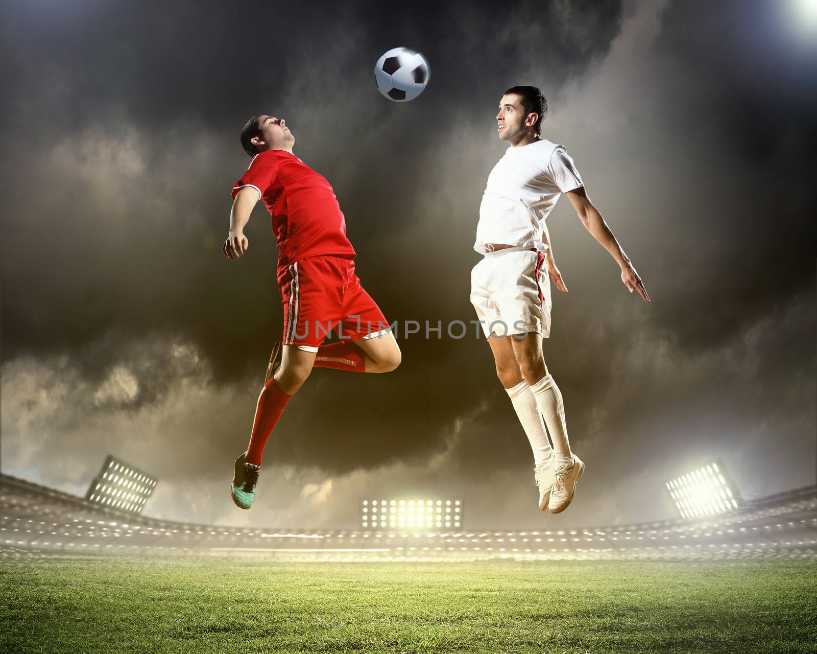 Two football player by sergey_nivens