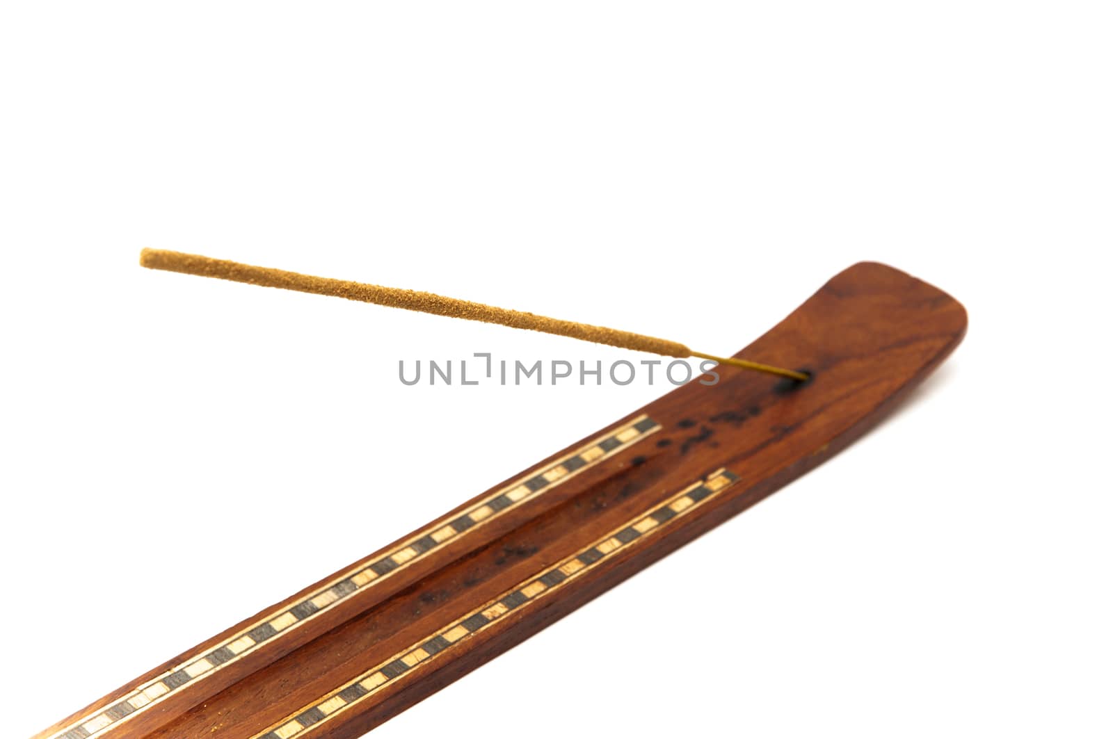 incense poses on a white background