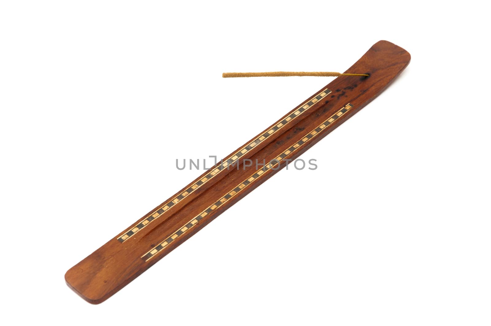 incense poses on a white background