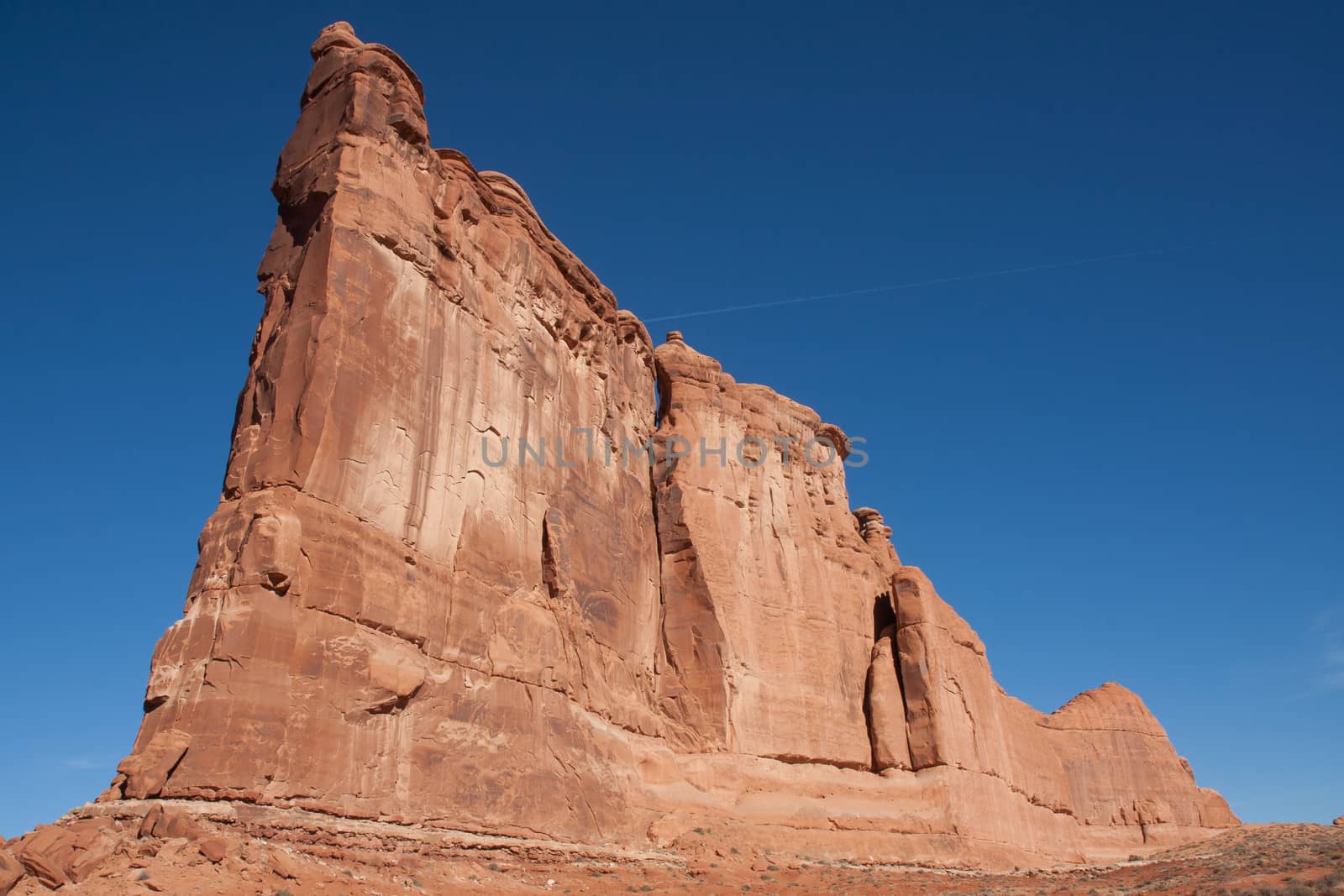 Arches National Park is yet another incredible geological fantasy world set in the state of Utah. This massive formation is alongside the roadway and is simply stunning. The sheer sides, massive height and many shades of red take your breath away.