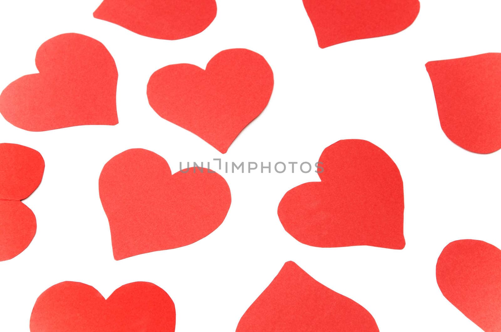 Red hearts background by arnau2098