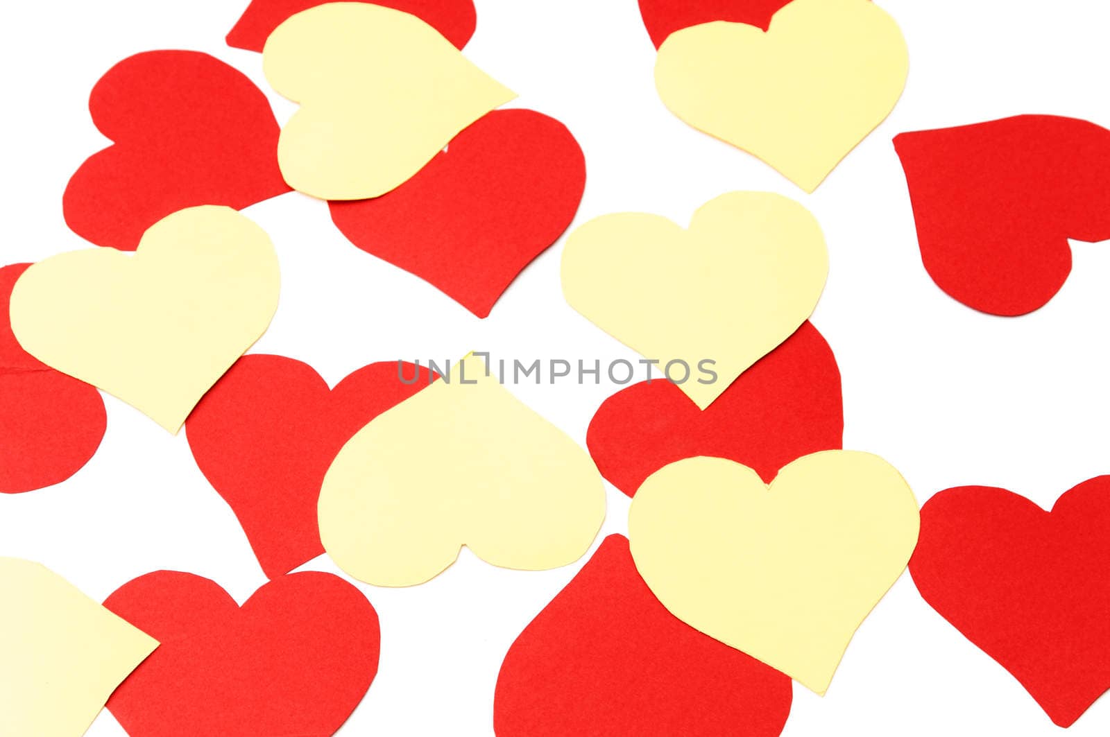 background of red hearts by arnau2098