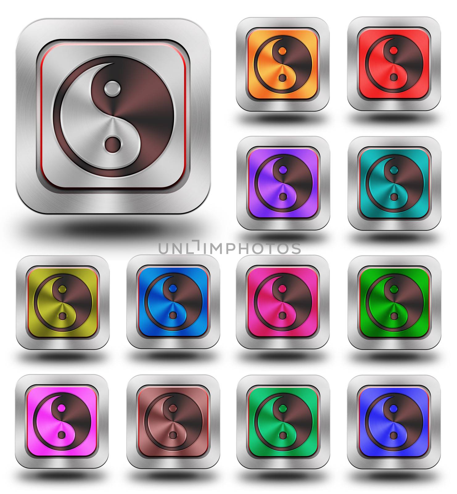 aluminum, steel, chromium, glossy, icon, button, sign, icons, buttons, crazy colors