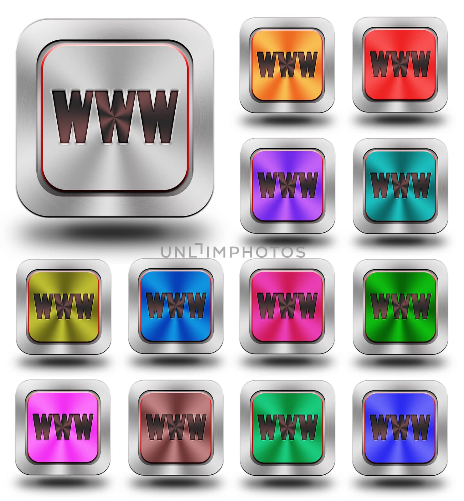 aluminum, steel, chromium, glossy, icon, button, sign, icons, buttons, crazy colors