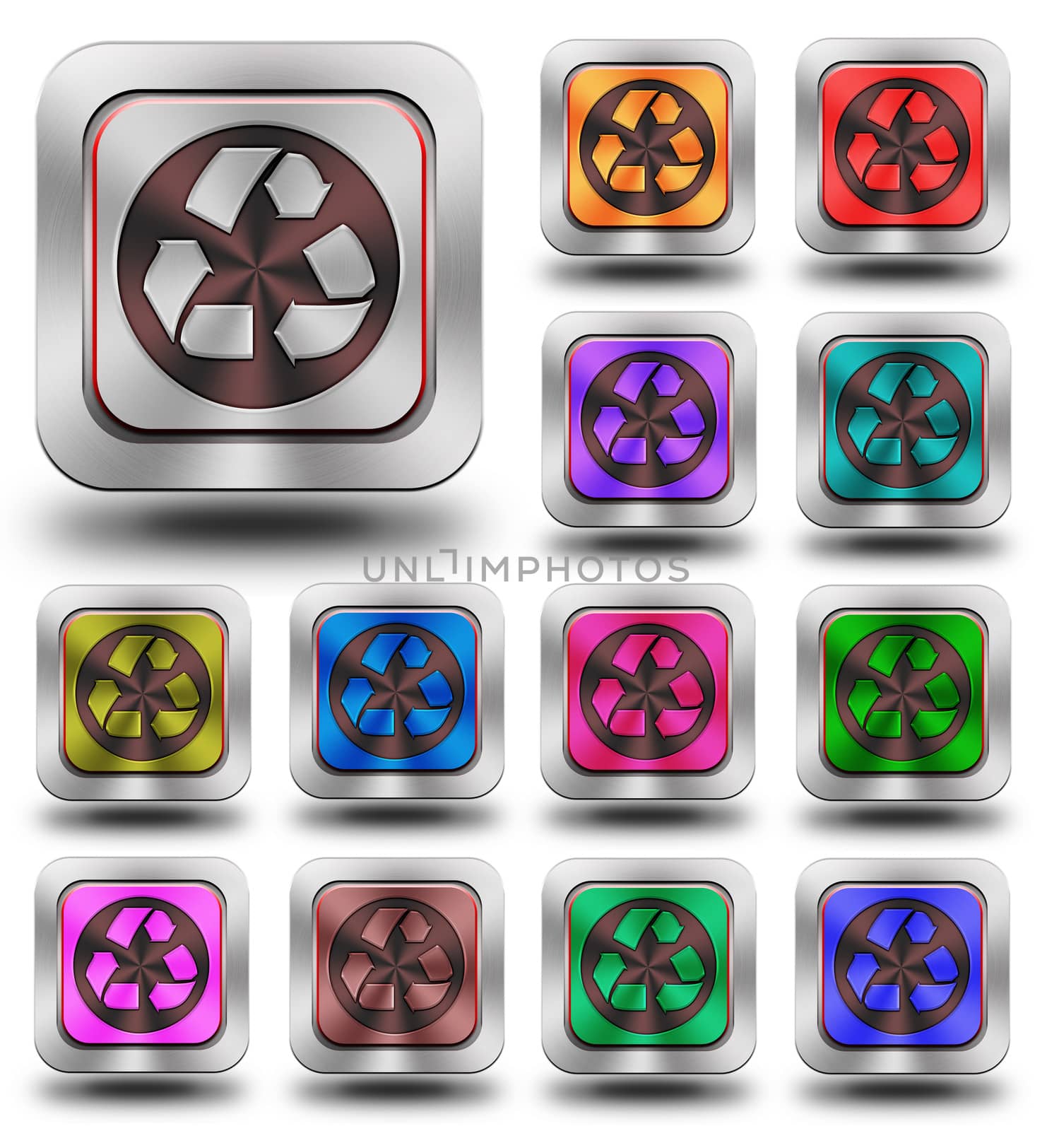 aluminum, steel, chromium, glossy, icon, button, sign, icons, buttons, crazy colors