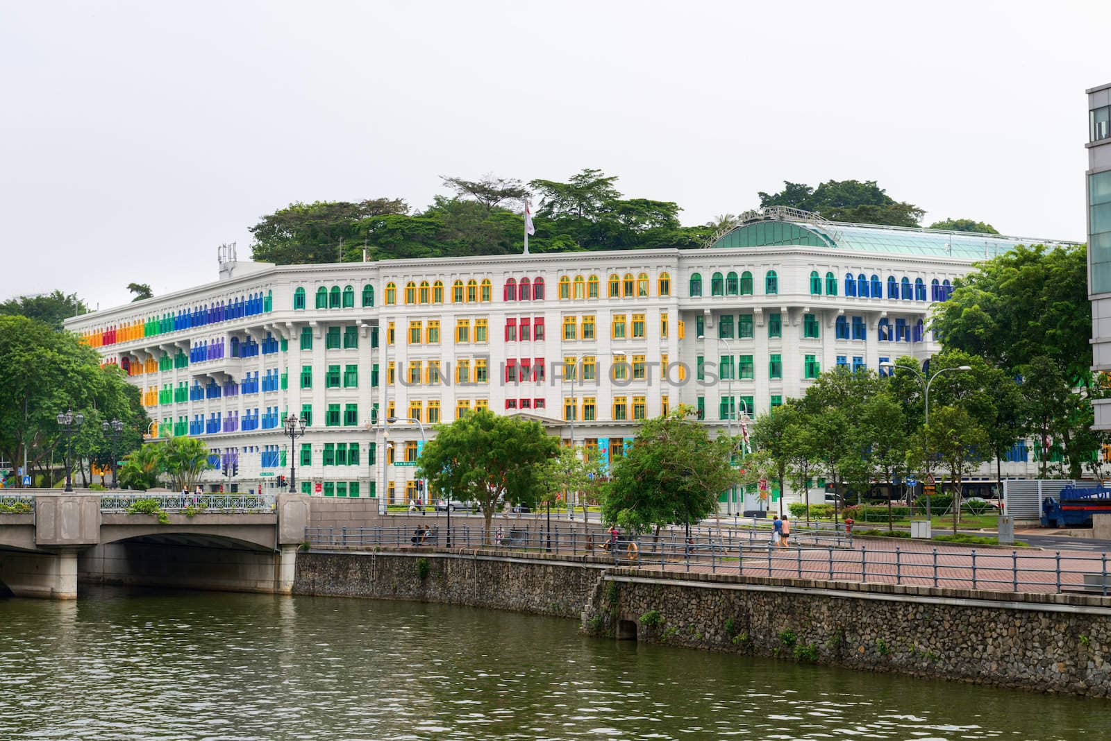 MICA building is colonial landmark in Singapore by iryna_rasko