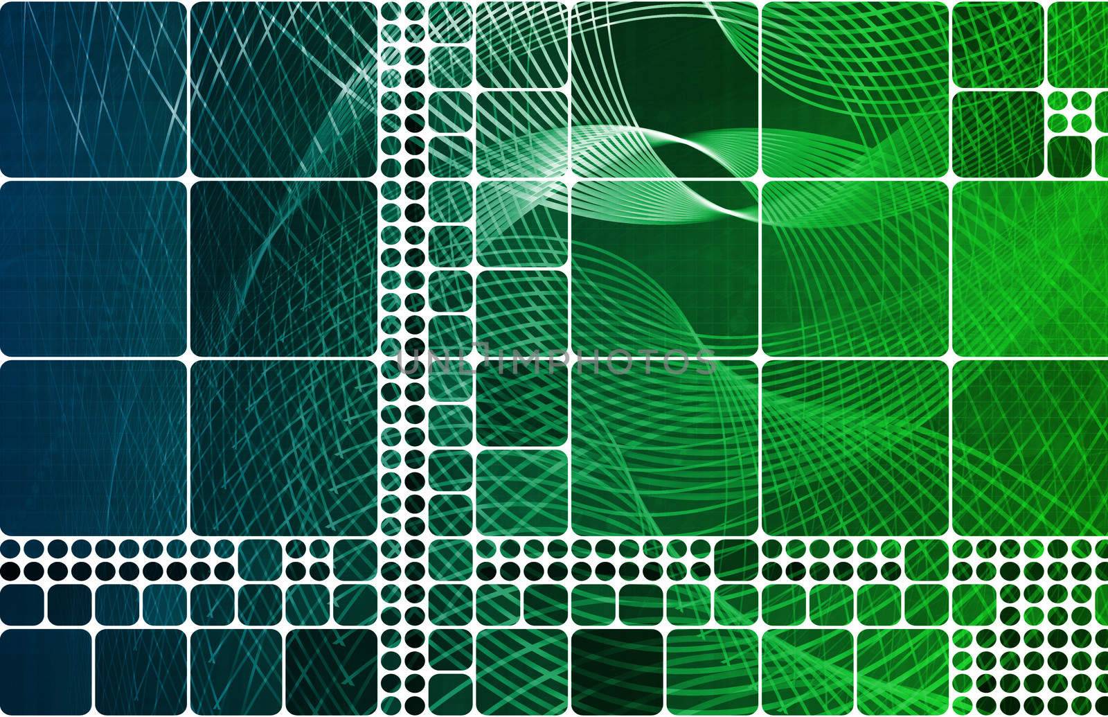 Colorful Squares Background with a Edit Blocks