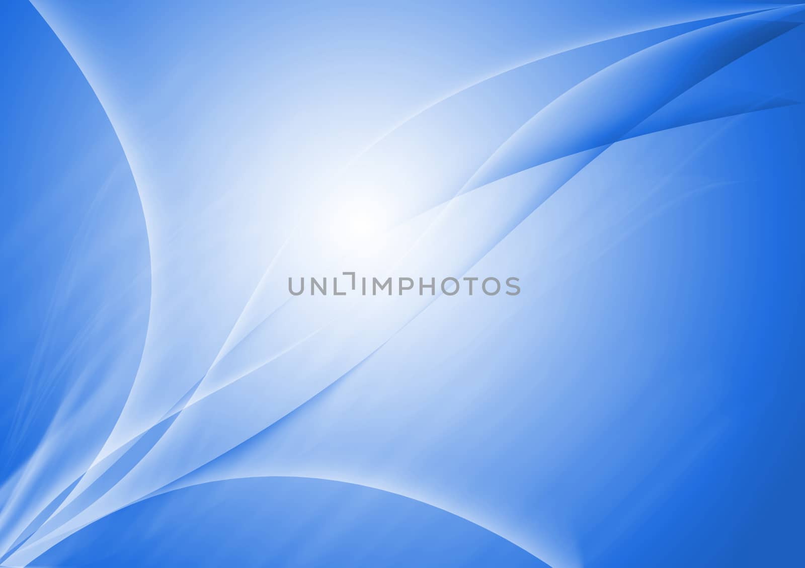 Blue abstract lines curve background