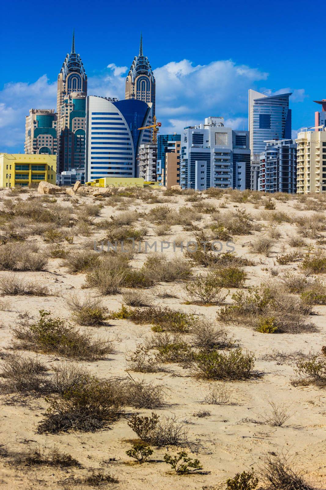  Midday heat in the desert in the background buildingsl on Nov 1 by oleg_zhukov