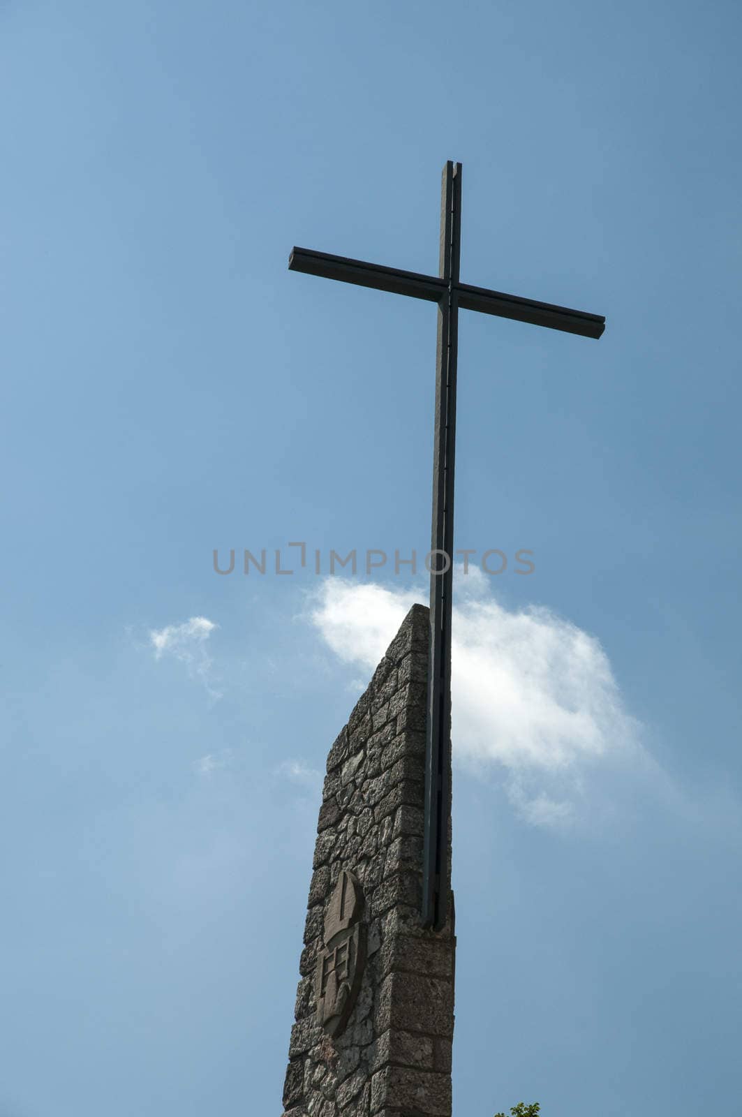 cross of Montserrat in Barcelona
