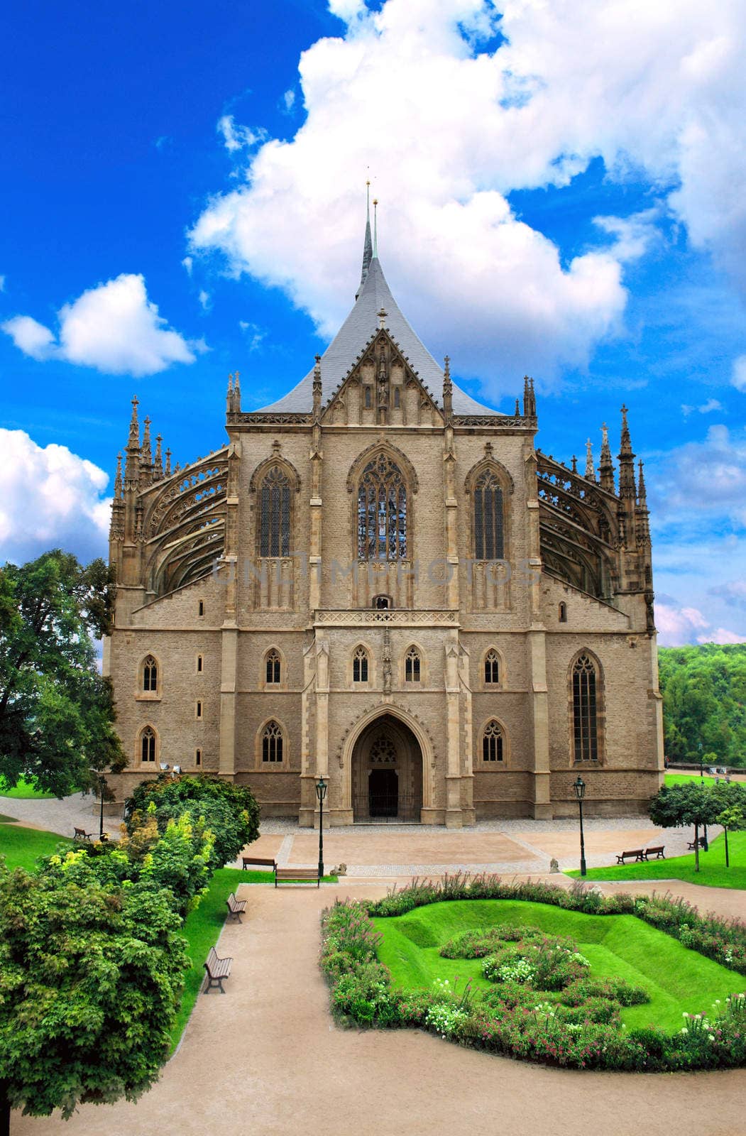 Cathedral of St. Barbara in Kutna Hora, Czech