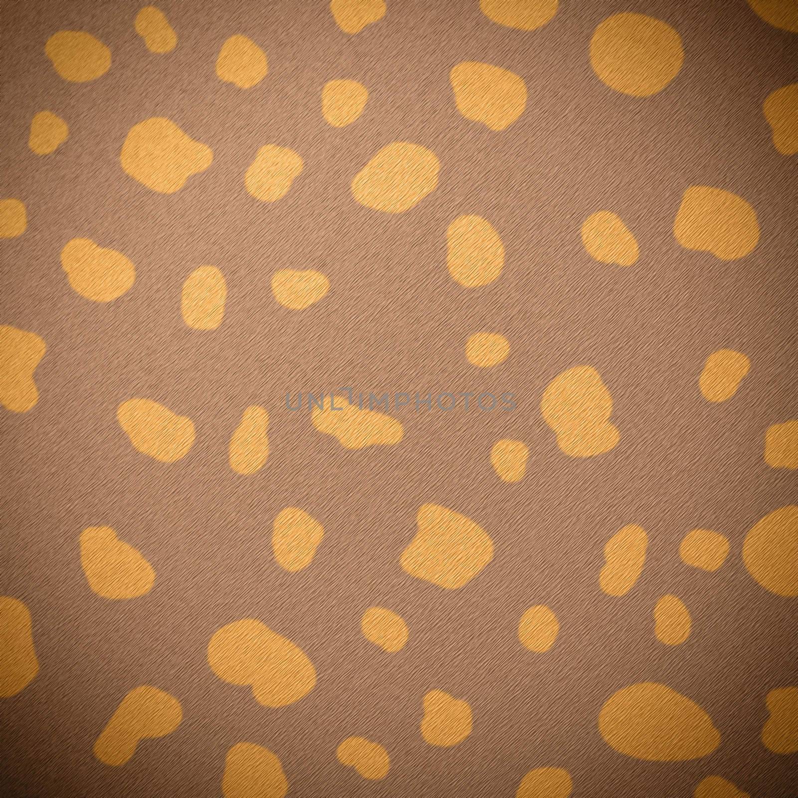Animal skin texture background with fur and spot.