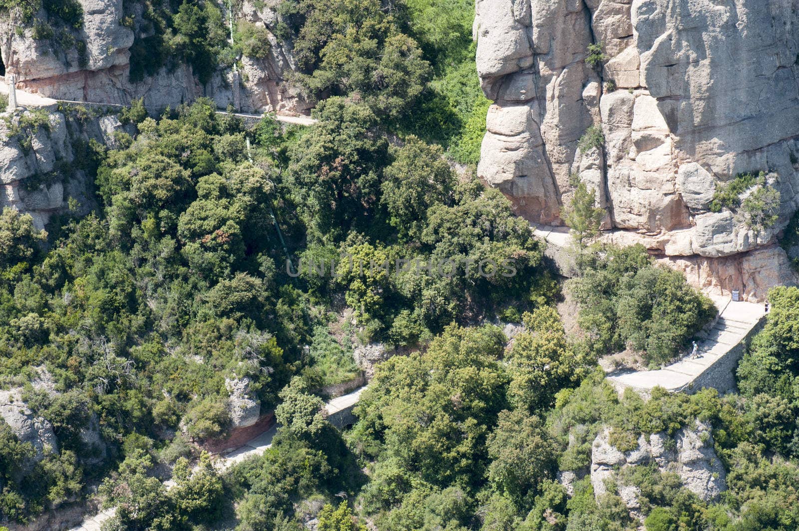 Montserrat mountains in Barcelona