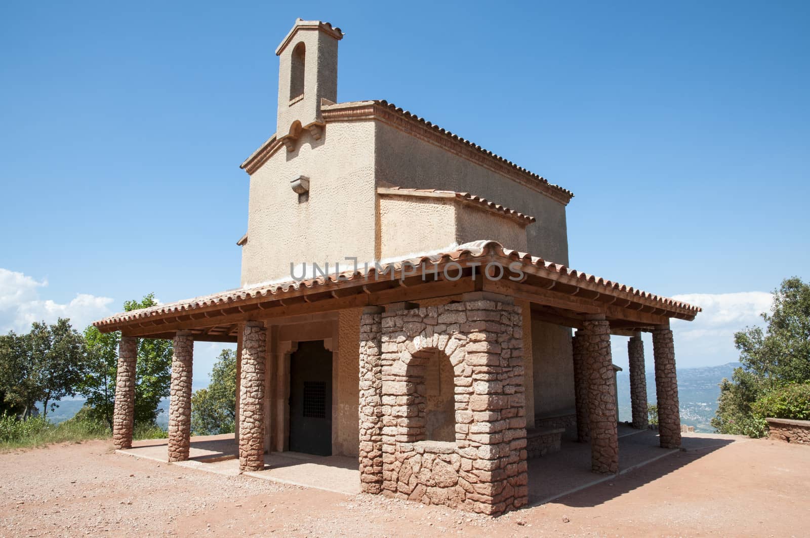 small chapel in the woods