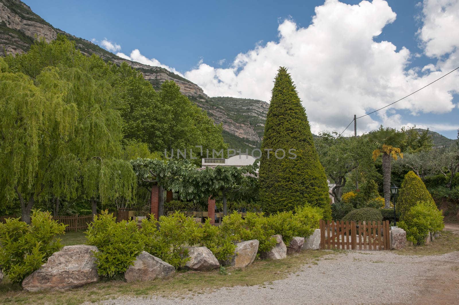 house in the middle of the mountain in Sant Miquel Del Fai