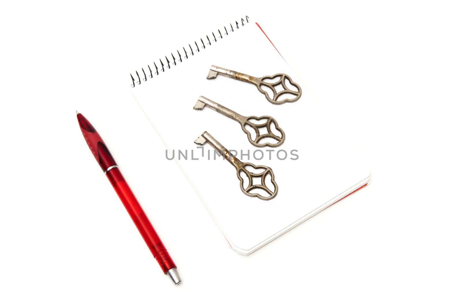 notepad with keys by arnau2098